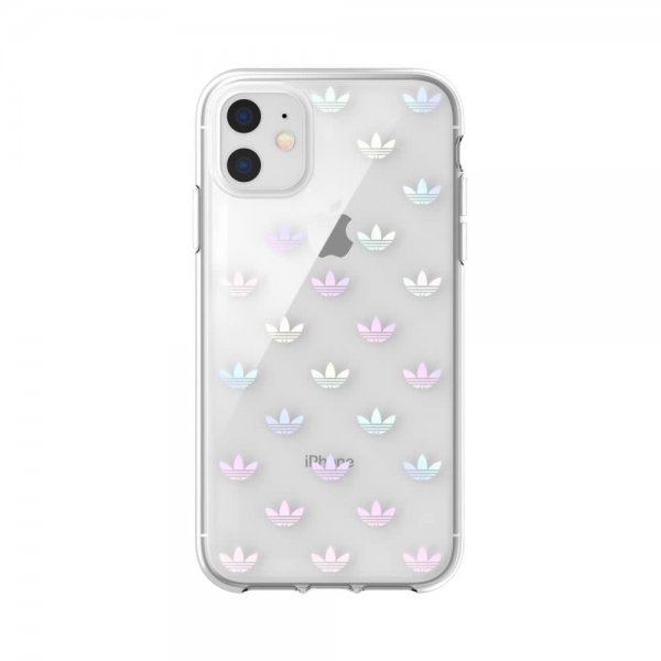 Adidas iPhone 11 -suojakuori Snap Case ENTRY FW19 Transparent Silver
