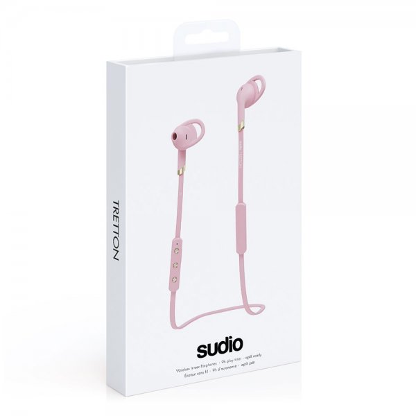 Sudio Tretton langattomat kuulokkeet, Sport Wing Tip, In-Ear, pinkki