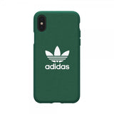 Adidas iPhone X/Xs -kuori TAI muotoiltu kangaskotelo FW19 Collegiate Green