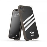 Adidas iPhone Xr Kuoret OR 3 Stripes Snap Case PU SS19 Musta Valkoinen