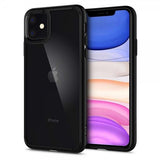 Spigen iPhone 11 Ultra Hybrid -suojakuori, mattamusta