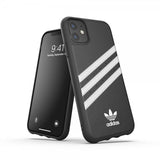 Adidas iPhone 11 -suojakuori OR Moulded Case PU FW19 Musta Valkoinen
