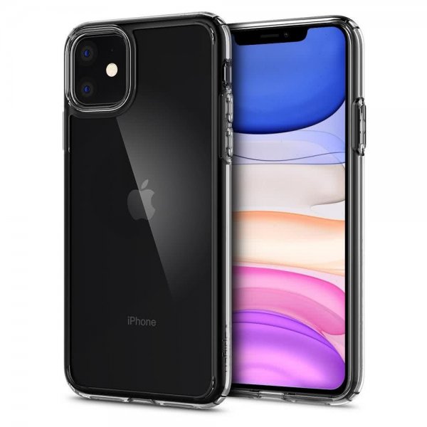 Spigen iPhone 11 -suojakuori Crystal Hybrid Crystal Clear