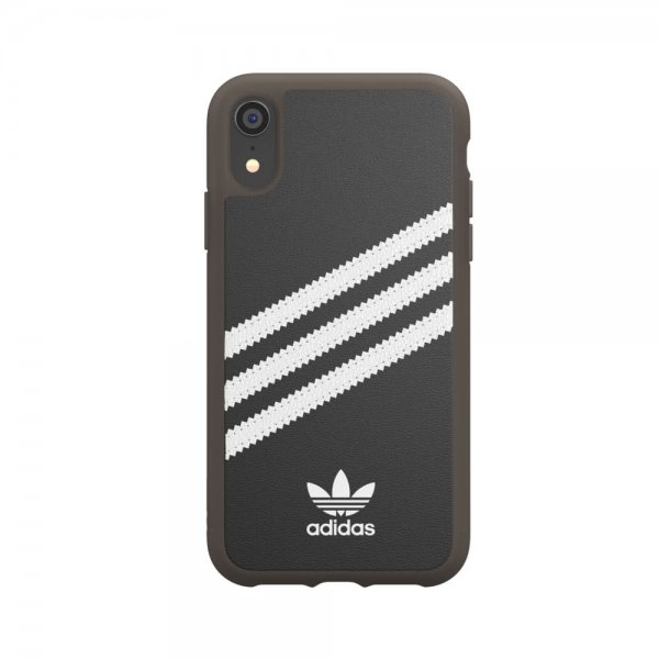 Adidas iPhone Xr Kuoret OR 3 Stripes Snap Case PU SS19 Musta Valkoinen