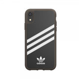 Adidas iPhone Xr Kuoret OR 3 Stripes Snap Case PU SS19 Musta Valkoinen