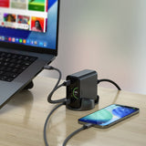 Satechi ChargeView 140W -pöytälaturi, avaruusmusta