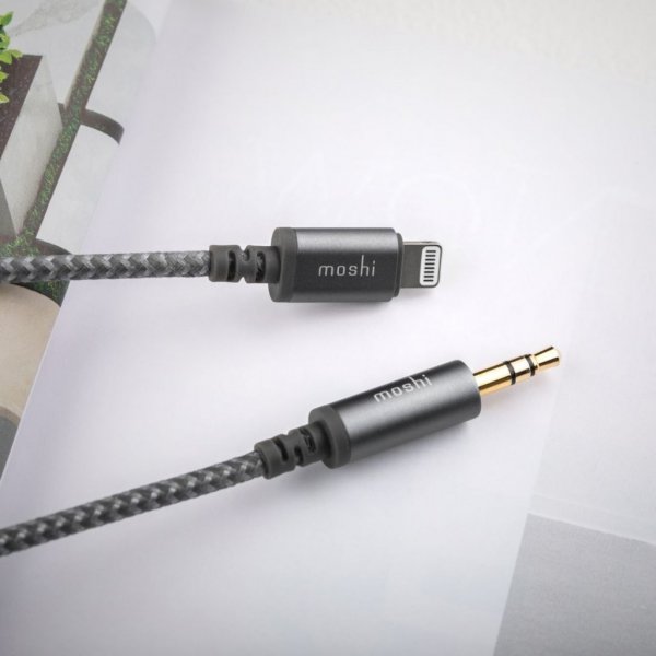 Moshi Integra Lightning–Aux-kaapeli 1,2 m