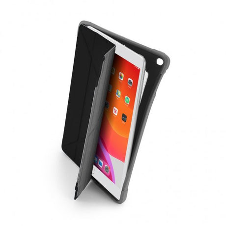 Pipetto iPad 10.2 (gen 7/8/9) Origami Pencil Shield -kotelo, musta