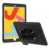 4smarts iPad 10.2 (gen 7/8/9) Kuori Rugged Kotelo Grip Musta