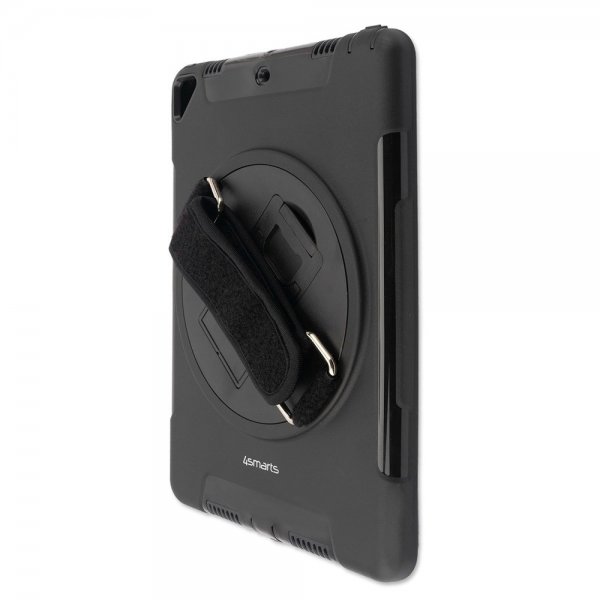 4smarts iPad 10.2 (gen 7/8/9) Kuori Rugged Kotelo Grip Musta