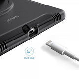 4smarts iPad 10.2 (gen 7/8/9) Kuori Rugged Kotelo Grip Musta