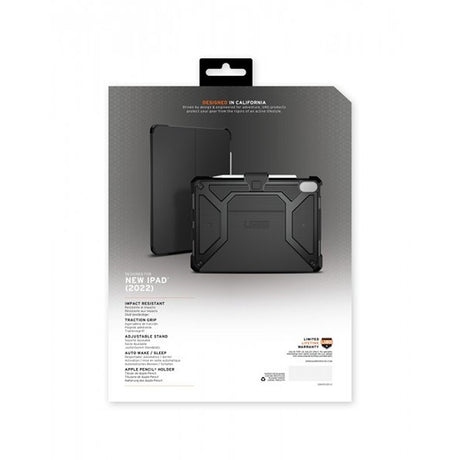Urban Armor Gear (UAG) iPad 10.9 (10. sukupolvi)/iPad 11 (A16) Metropolis-suojakotelo, musta
