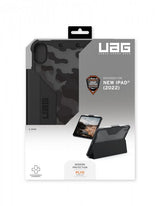 Urban Armor Gear (UAG) iPad 10.9 (10. sukupolvi)/iPad 11 (A16) Plyo Folio Midnight Camo -suojakotelo