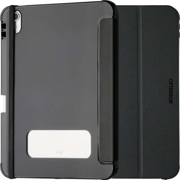 Otterbox iPad 10.9 (10. sukupolvi)/iPad 11 (A16) React Folio -kotelo, musta