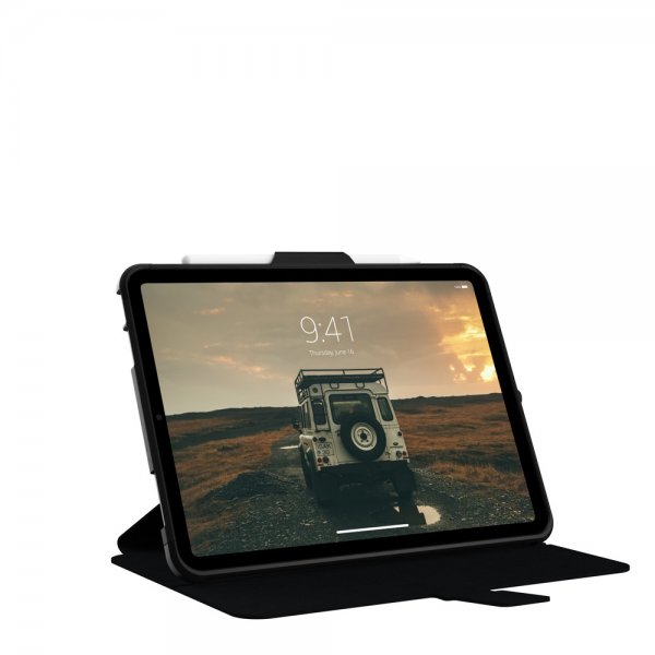 Urban Armor Gear (UAG) iPad 10.9 (gen 10)/iPad 11 (A16) Scout Folio -suojakotelo, musta