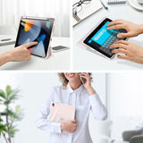 Dux Ducis iPad 10.9 (gen 10)/iPad 11 (A16) kotelo, TOBY-sarja, vaaleanpunainen
