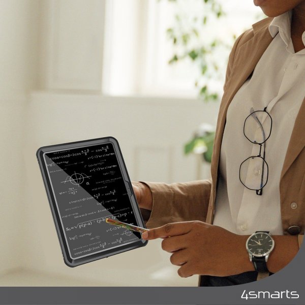 4smarts iPad 10.9 (gen 10)/iPad 11 (A16) Kuori Active Pro Rugged Kotelo Stark Musta
