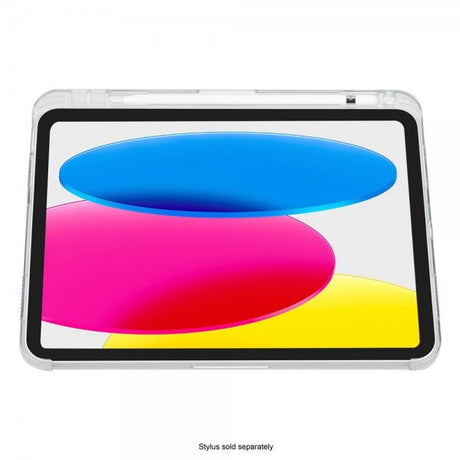 Targus iPad 10.9 (10. gen)/iPad 11 (A16) -suojakotelo Click-In Clear + Kickstand, läpinäkyvä
