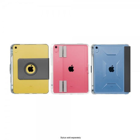 Targus iPad 10.9 (10. gen)/iPad 11 (A16) -suojakotelo Click-In Clear + Kickstand, läpinäkyvä