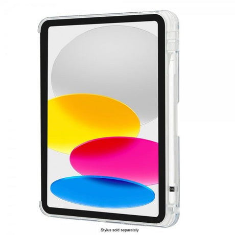 Targus iPad 10.9 (10. gen)/iPad 11 (A16) -suojakotelo Click-In Clear + Kickstand, läpinäkyvä