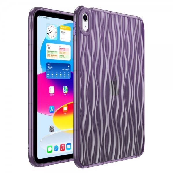 iPad 10.9 (10. sukupolvi)/iPad 11 (A16) Kuori Aaltokuvio Violetti