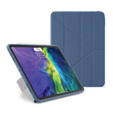 Pipetto iPad Pro 11 (2./3./4. sukupolvi) Origami-suojakotelo, sininen