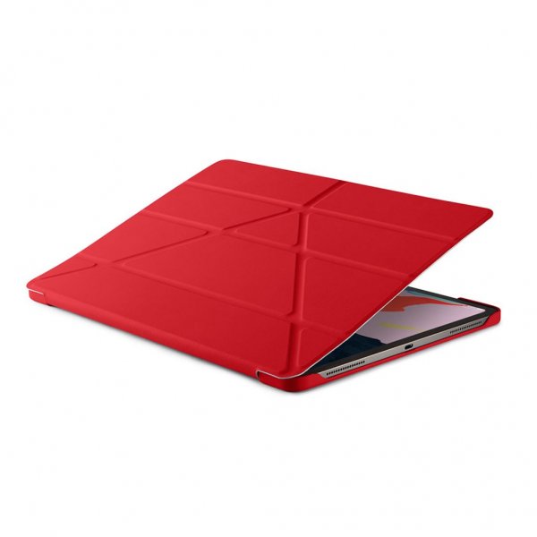 Pipetto iPad Pro 12.9 (3. sukupolvi) Origami-suojakotelo, punainen