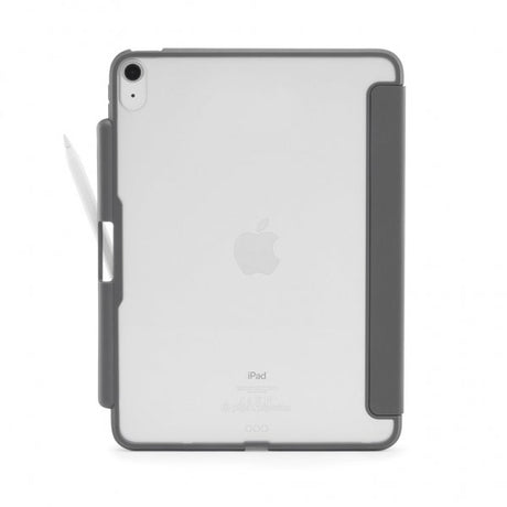 Pipetto iPad 10.9 (10. sukupolvi)/iPad 11 (A16) kotelo Origami No3 Pencil Case Tummanharmaa