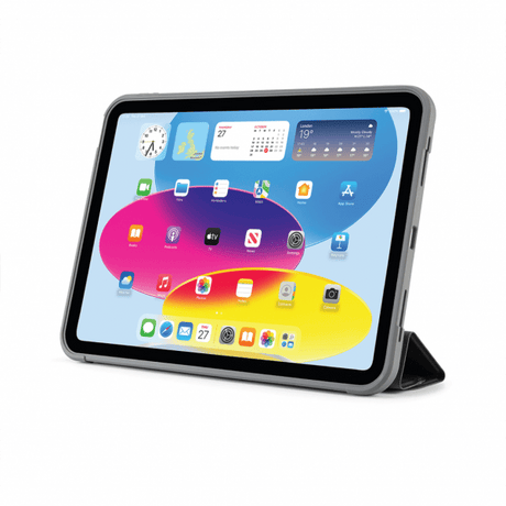 Pipetto iPad 10.9 (10. sukupolvi)/iPad 11 (A16) kotelo Origami No2 Shield Musta