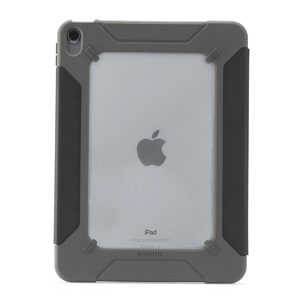 Pipetto iPad 10.9 (gen 10)/iPad 11 (A16) Kotelo 360 Rugged Folio Musta