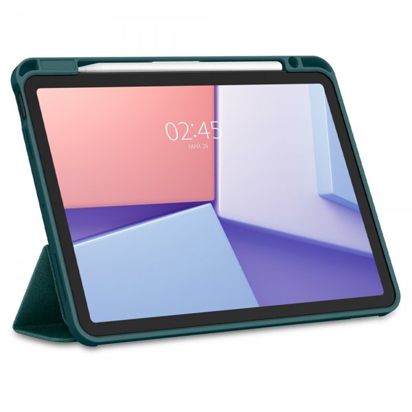 Spigen iPad Air 11 (M2/M3/M4) -suojakotelo, Urban Fit, Midnight Green