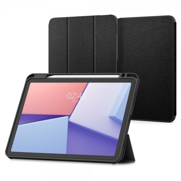 Spigen iPad Air 11 (M2/M3/M4) Urban Fit -kotelo, musta