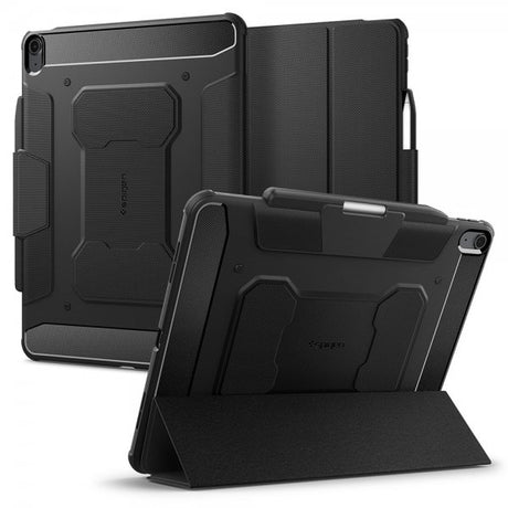 Spigen iPad Air 13 (M2/M3/M4) Suojakuori Rugged Armor Pro Musta