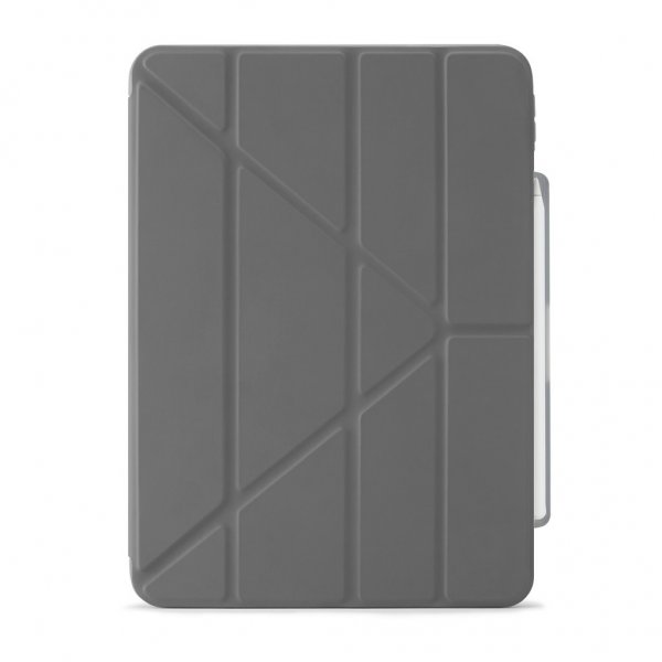 Pipetto iPad Air 13 (M2/M3/M4) Origami No3 Pencil Case harmaa