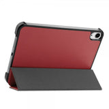 iPad mini (6. sukupolvi)/iPad mini (A17 Pro) Taitettava suojakotelo Älykäs viininpunainen