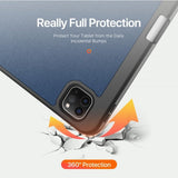 Dux Ducis iPad Pro 11 (M4/M5) DOMO Series -suojakotelo, sininen