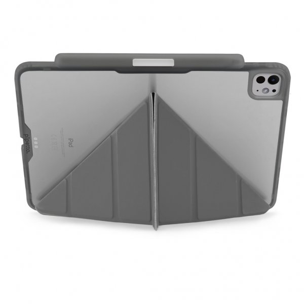 Pipetto iPad Pro 11 (M4/M5) Suojakotelo Origami No3 Pencil Case Harmaa