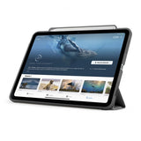 Pipetto iPad Pro 11 (M4/M5) Suojakotelo Origami No3 Pencil Case Harmaa