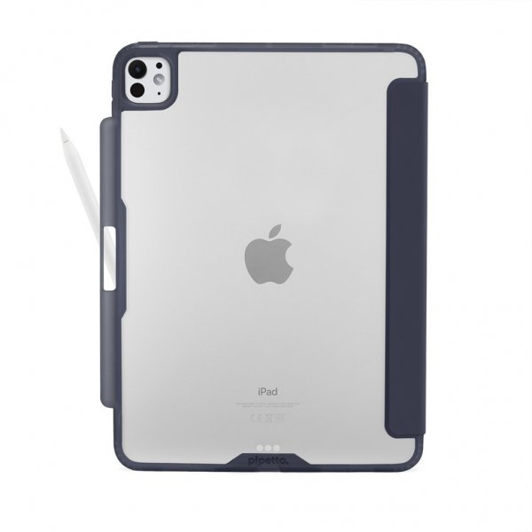 Pipetto iPad Pro 11 (M4/M5) Suojakotelo Origami No3 Pencil Case Tumman sininen