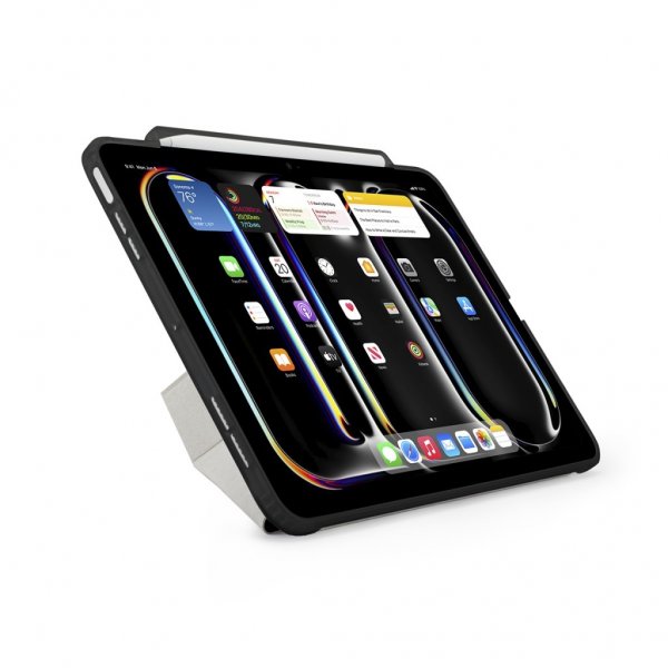 Pipetto iPad Pro 11 (M4/M5) Suojakotelo Origami No3 Pencil Case Musta