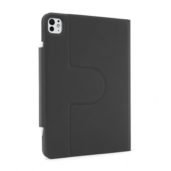 Pipetto iPad Pro 11 (M4/M5) Suojakotelo Origami No5 Rotating Folio Case Musta
