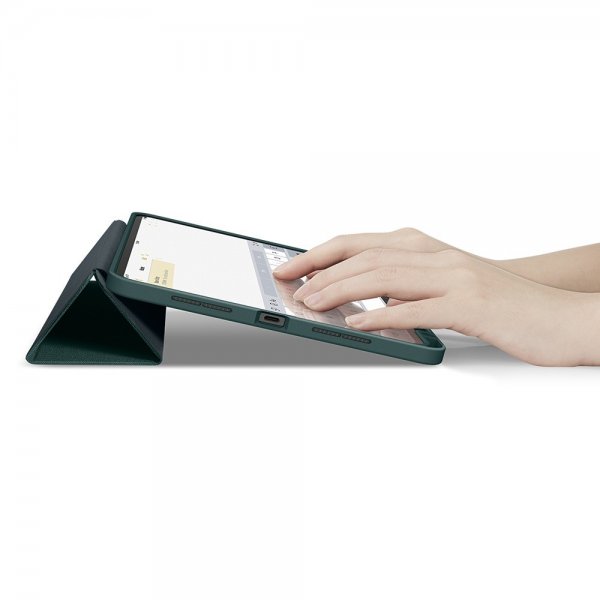 Spigen iPad Pro 11 (M4/M5) Urban Fit -suojakotelo, Midnight Green