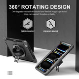 4smarts iPad Pro 11 (M4/M5) Kuori Rugged Kotelo Grip Musta