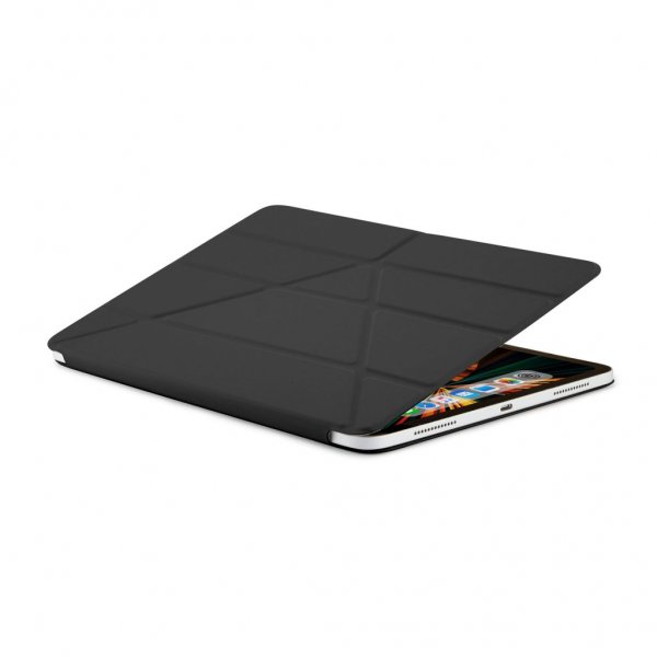 Pipetto iPad Pro 12.9 (gen 4/5/6) Kotelo Origami No4 folio Musta
