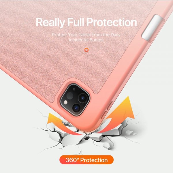 Dux Ducis iPad Pro 13 (M4/M5) Suojakotelo DOMO-sarja Pinkki