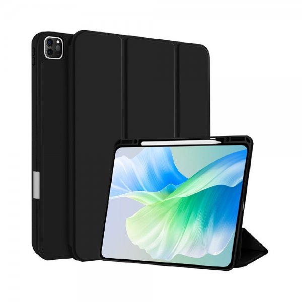 4smarts iPad Pro 13 (M4/M5) Kotelo Folio Kotelo Basic Musta