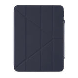 Pipetto iPad Pro 13 (M4/M5) -suojakotelo Origami No3 Pencil Case, tummansininen