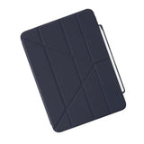 Pipetto iPad Pro 13 (M4/M5) -suojakotelo Origami No3 Pencil Case, tummansininen