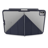 Pipetto iPad Pro 13 (M4/M5) -suojakotelo Origami No3 Pencil Case, tummansininen