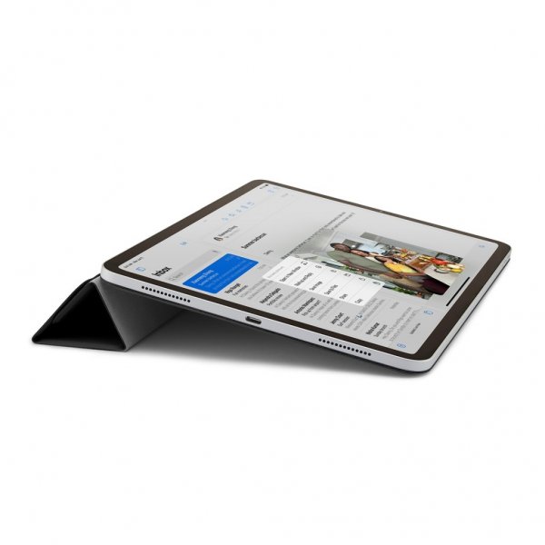 Pipetto iPad Pro 13 (M4/M5) Kotelo Origami No4 Slim Folio Case Musta